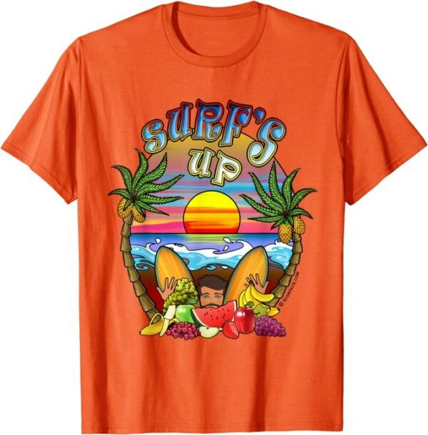 Surf’s Up with Beach Sunset Funny Gift Watermelon Sugar T-Shirt