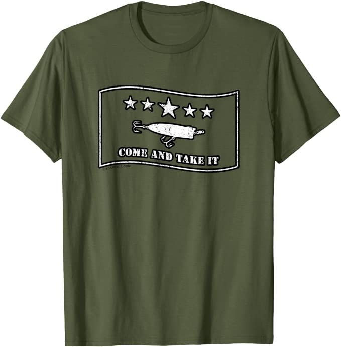 Come and Take It Topwater Popper Fishing Lure Gift T-Shirt